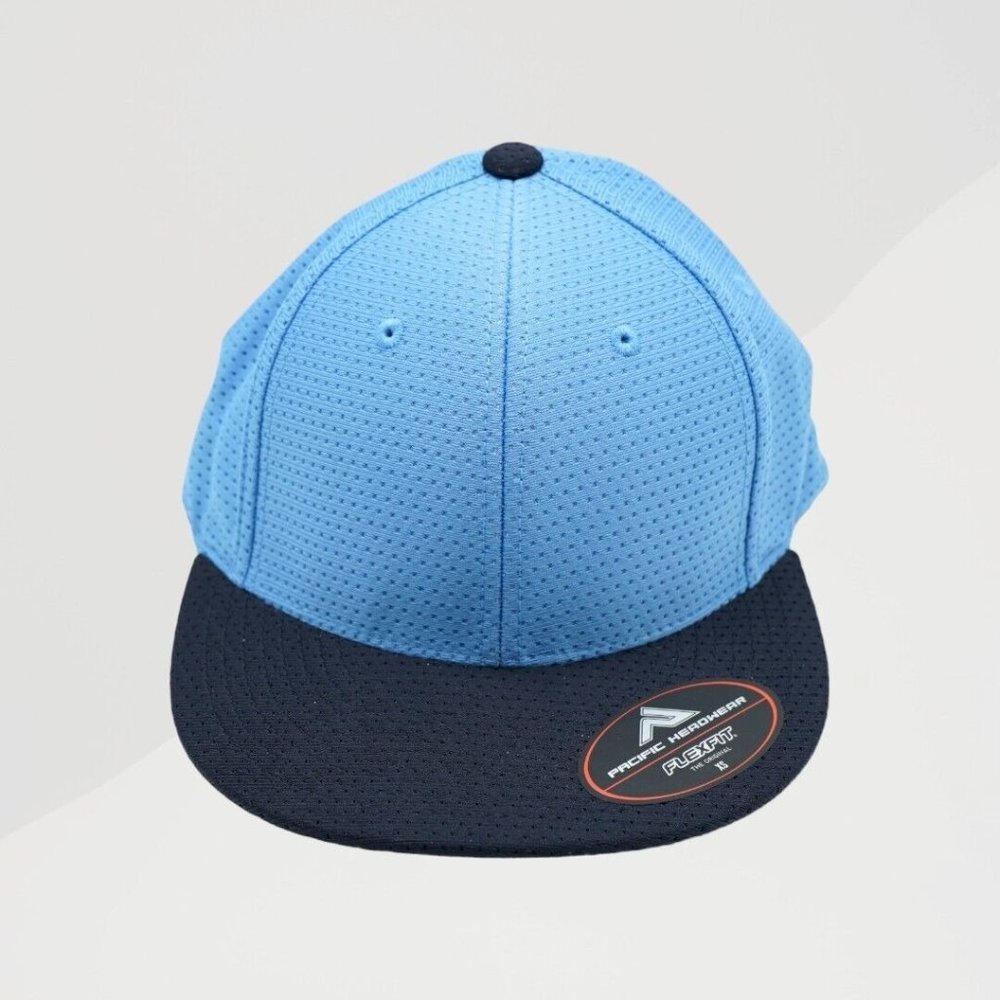 NEW Pacific Headwear‎ Performance Polyester Air Jersey Kids XS Flexfit Cap Es818